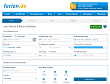 Tablet Screenshot of lastminute.ferien.de